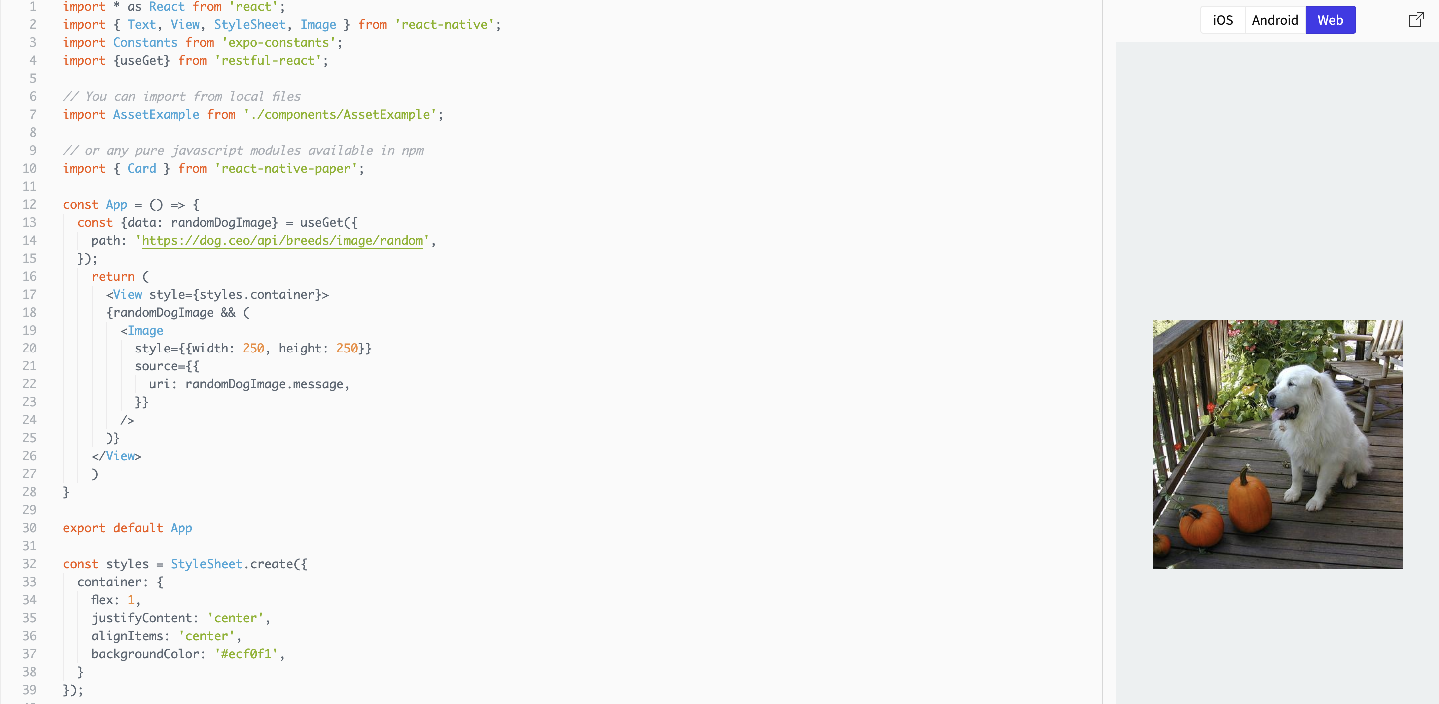 restful react