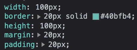 css declaration of box shape