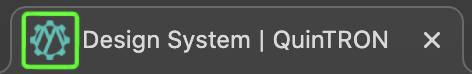 Screenshot of Chrome browser Tab showing my new favicon