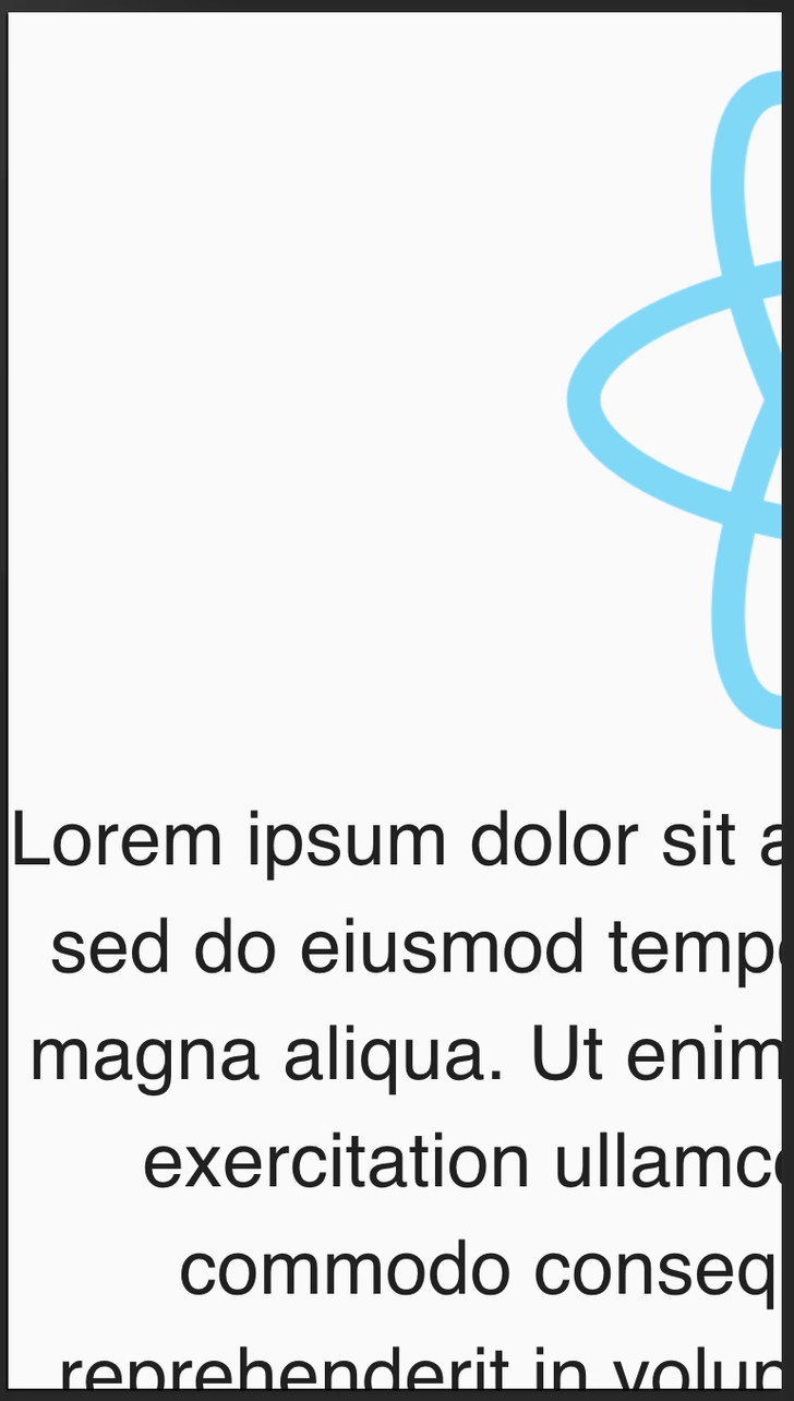 Mobile screenshot where the viewport meta tag is not set. Illustrating most of the body content being overflowing outside of the mobile's width, thus making the content unreadable from the very start.